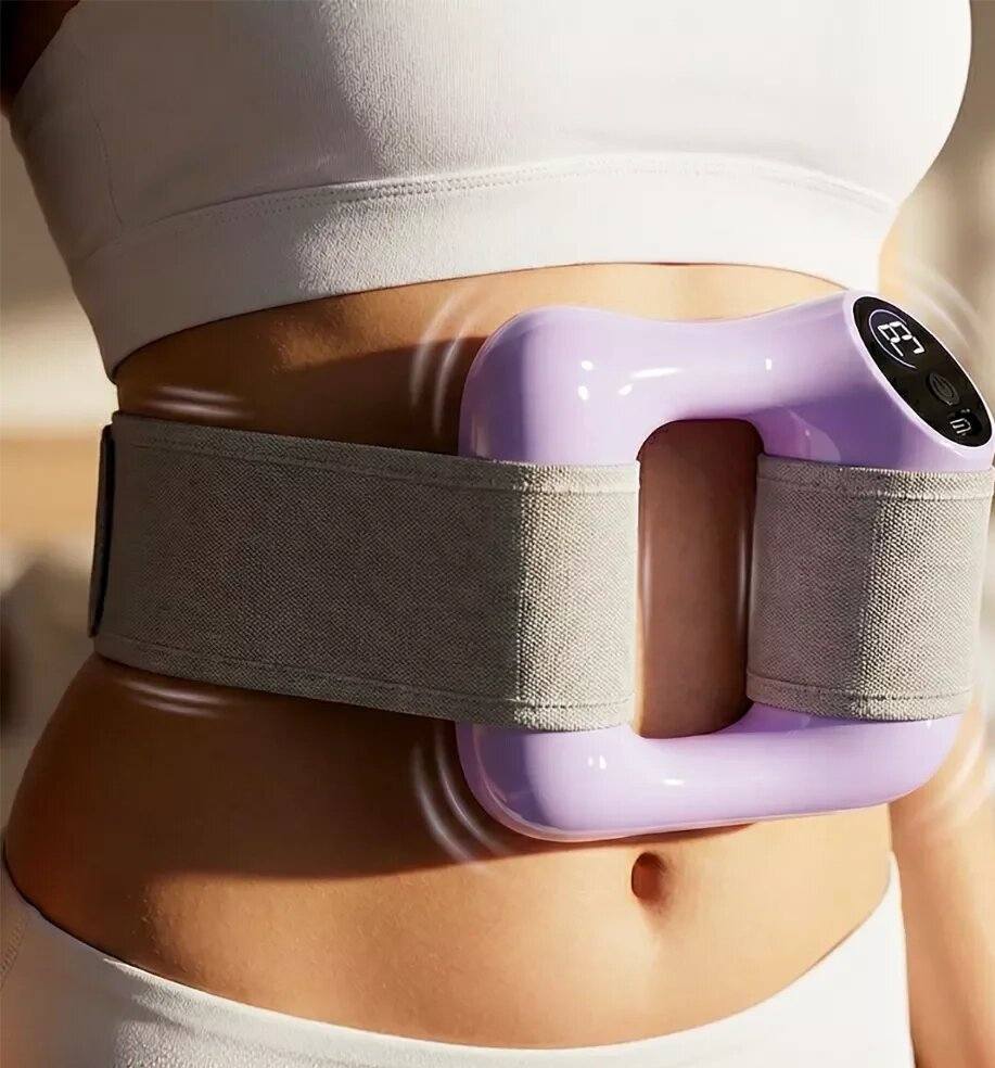 Fascia Flow Belt for fitness and wellness, shown wrapped around the waist for muscle support and improved flexibility.