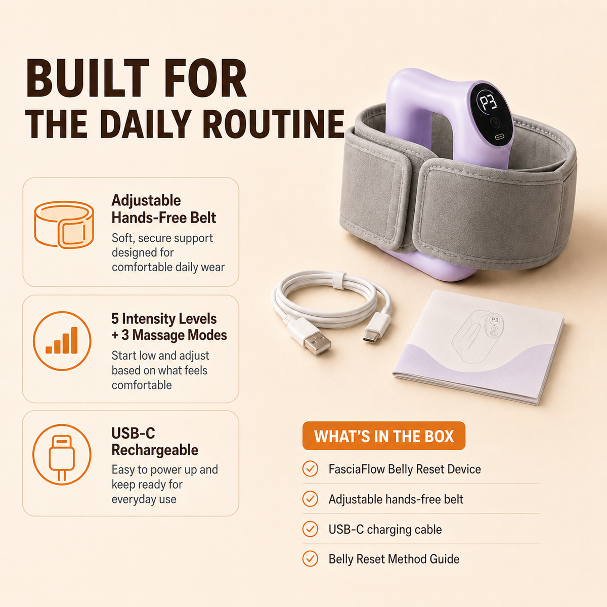 FasciaFlow Belly Reset Device